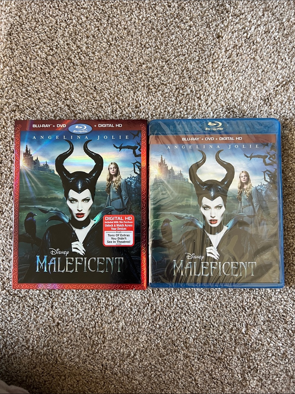 Disney Maleficent Blu-ray + DVD Set - New sealed